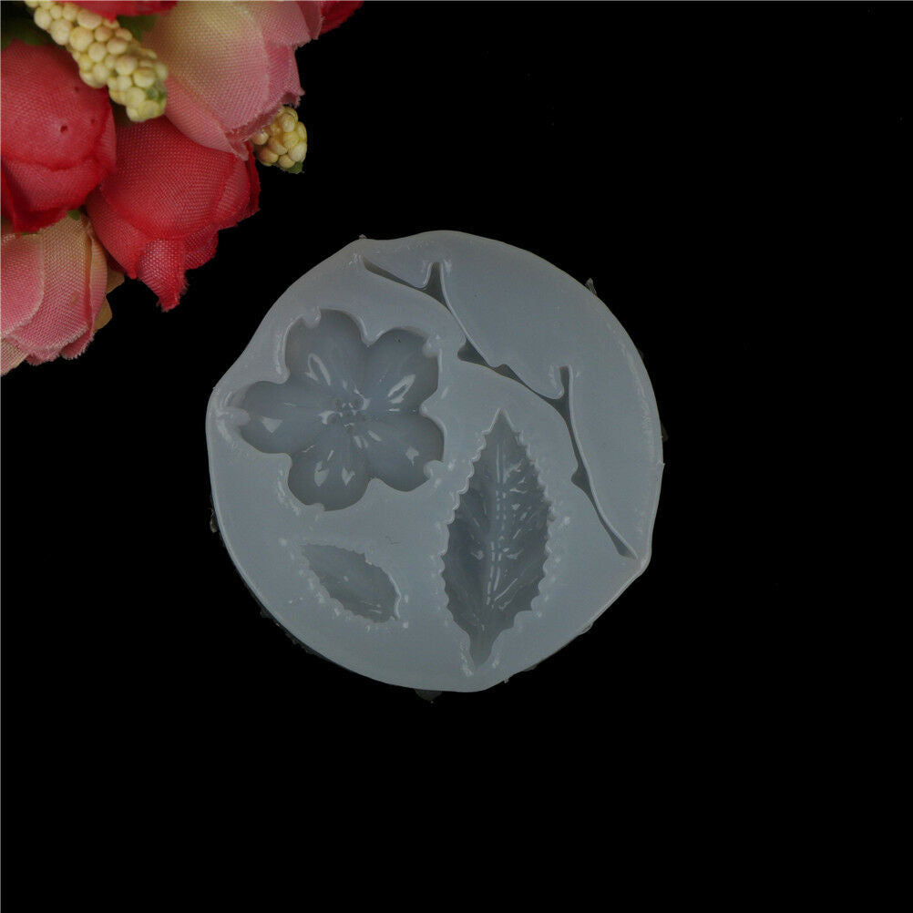 Peach Flower Branche Shaped3D silicone fondant cake mold chocolate baking .l8