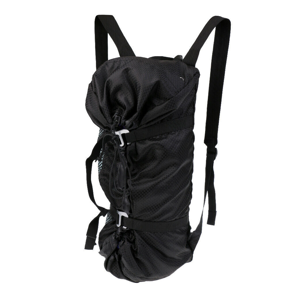 Folding Outdoor Rock Climbing Rope Bag Cords Slings Equipment Gear Backpack