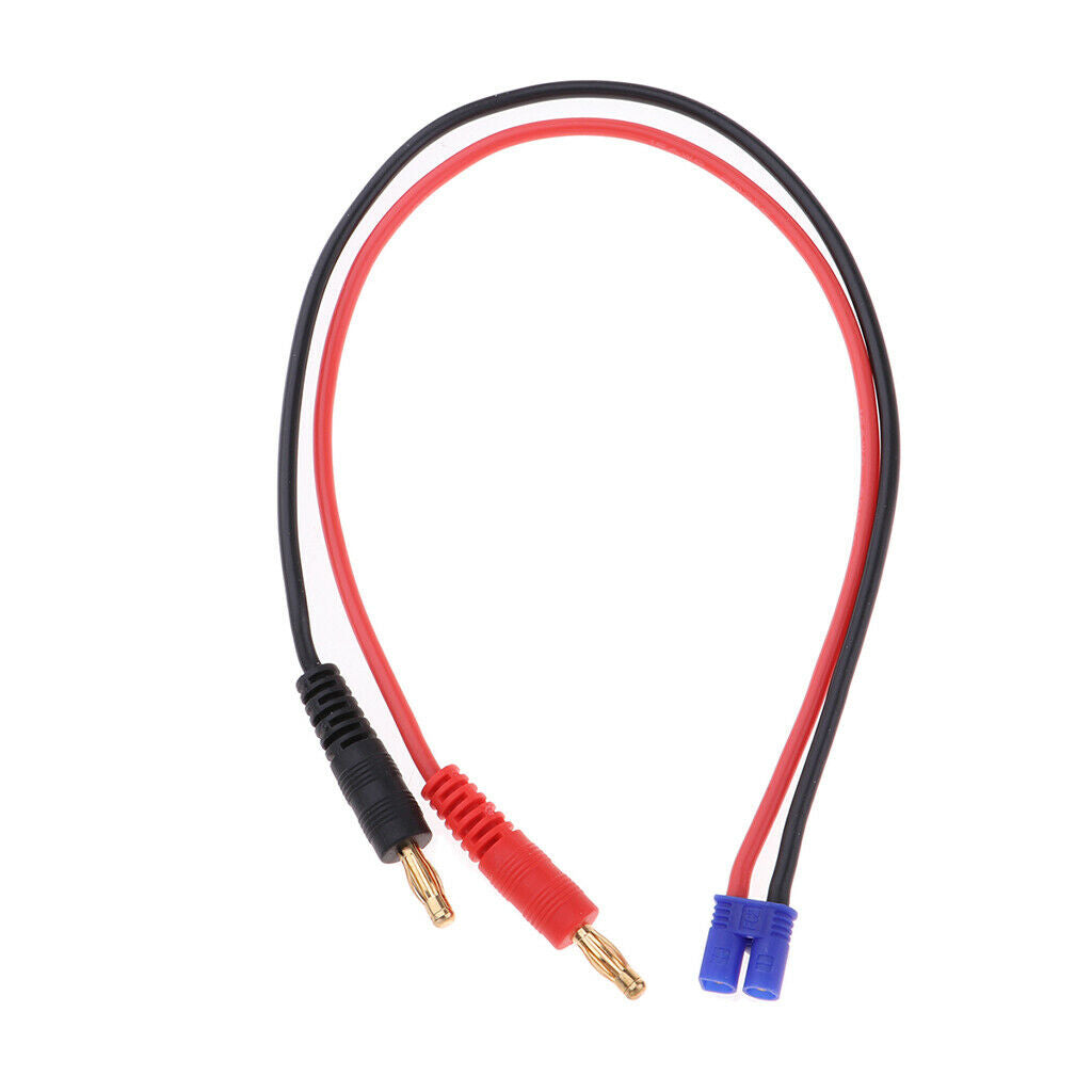 RC B6 4.0 mm banana plug with plug on EC2 charging cable