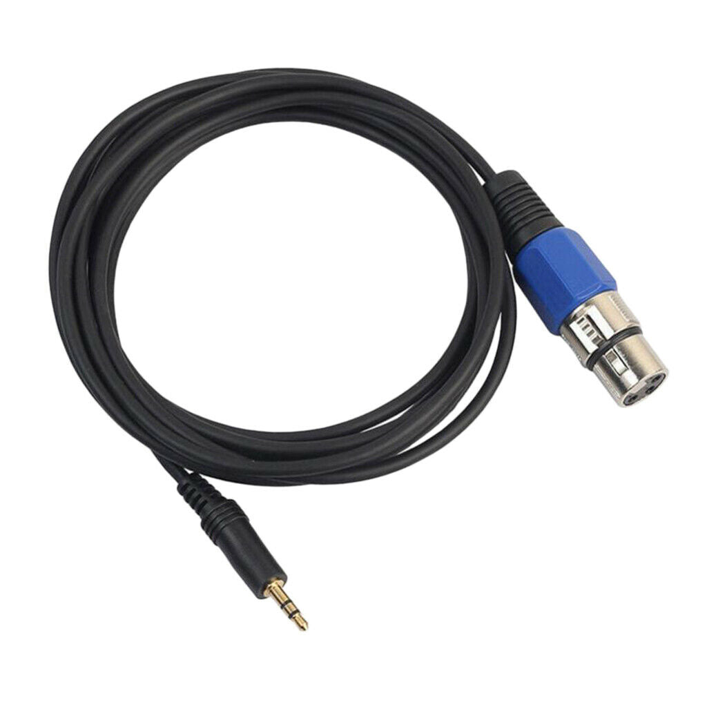 Male 3.5mm to XLR Audio Male/Female Cable for HDTV Male to XLR Female 5m