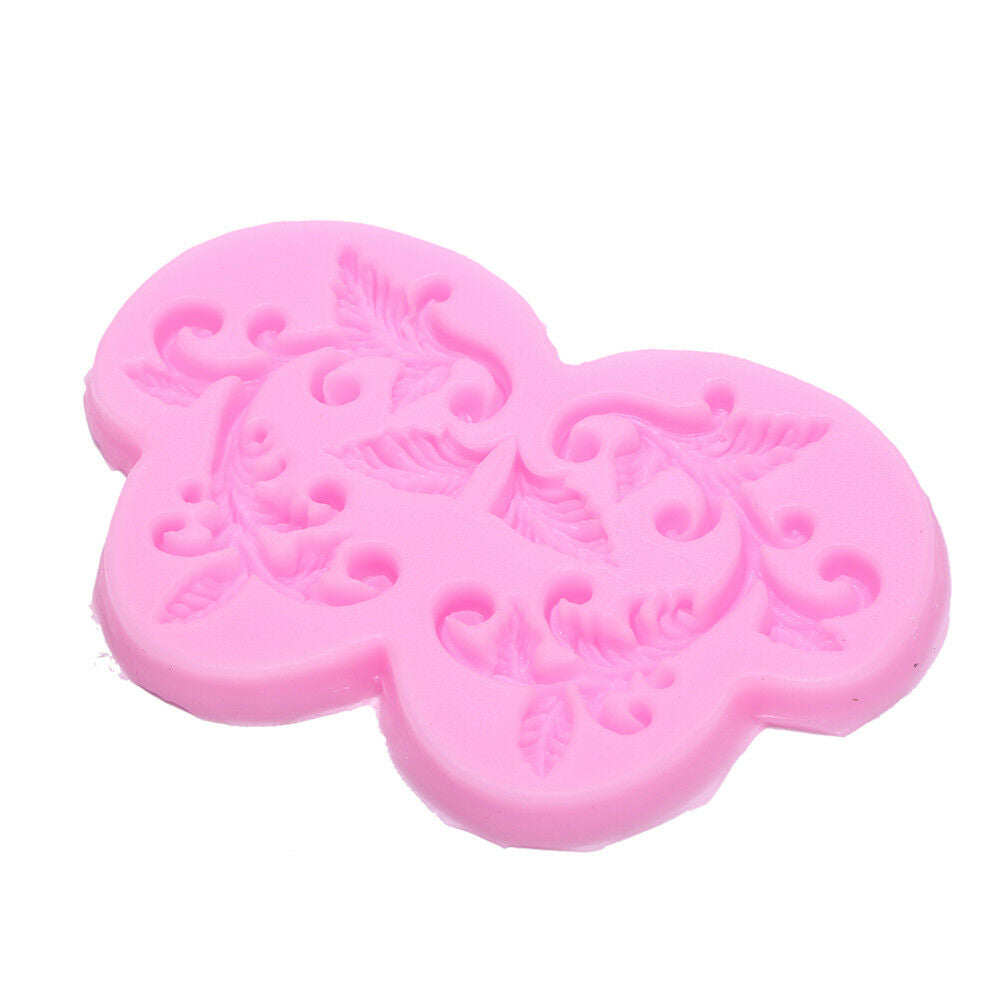 DIY Cake Border Silicone Mold Flower Vine Fondant Cake Decor Baking Mould.l8