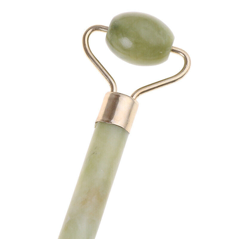 Gua Sha Jade Natural Facial Massage Tool Set Roller Scraping Board set Qua W Tt
