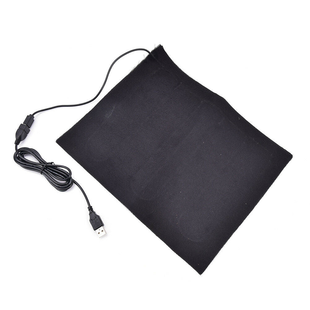 5V Carbon Fiber Heater USB Heated mat Jacket Heated Pads Winter Warmer HeateBDA