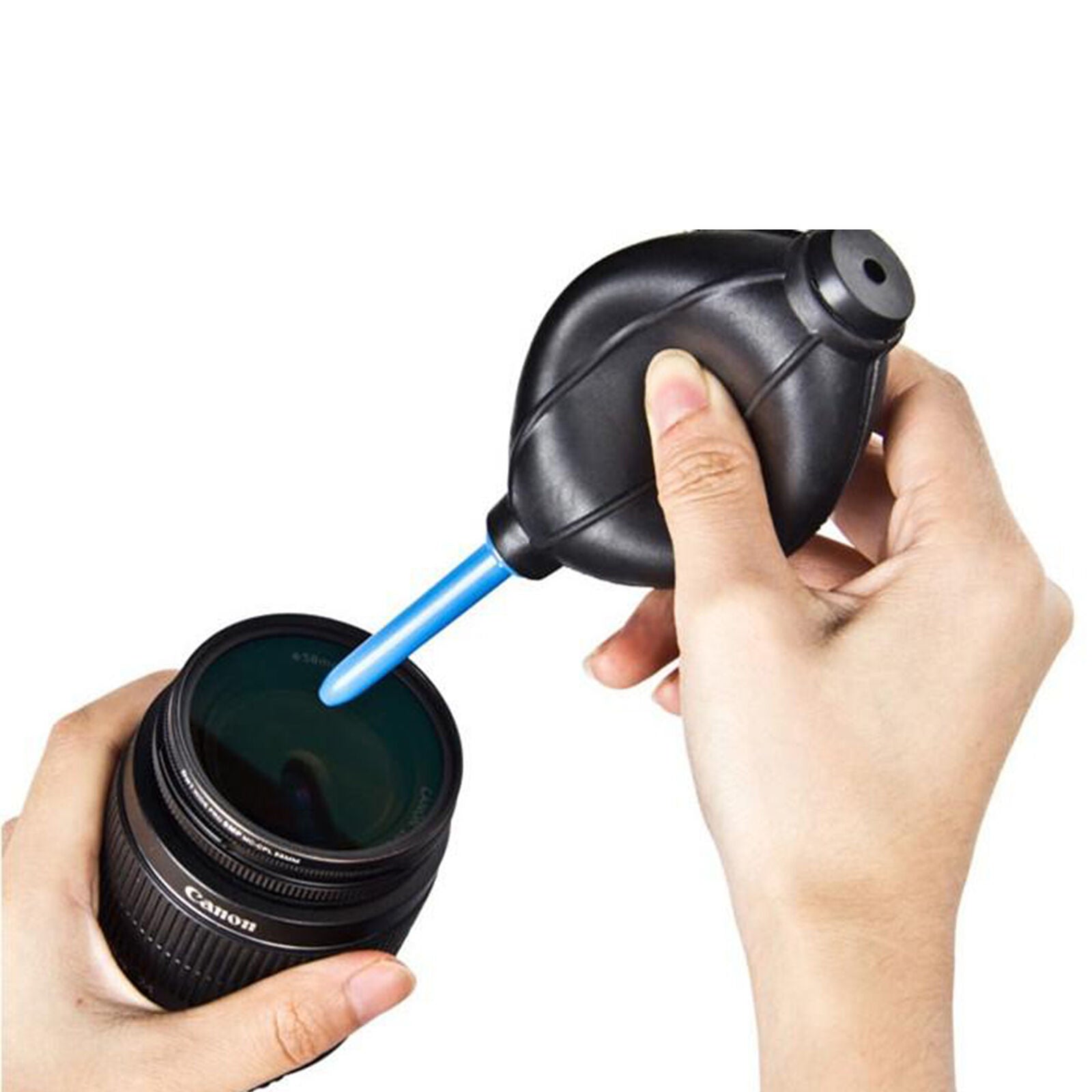 New 3 in 1 Lens Cleaning Cleaner Dust Pen Blower Cloth Kit For DSLR VCR Camera