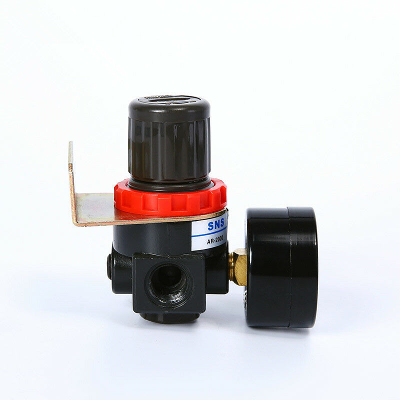 (1)Air Source Treatment Pressure Gauge Pneumatic Regulator adjustable air filter