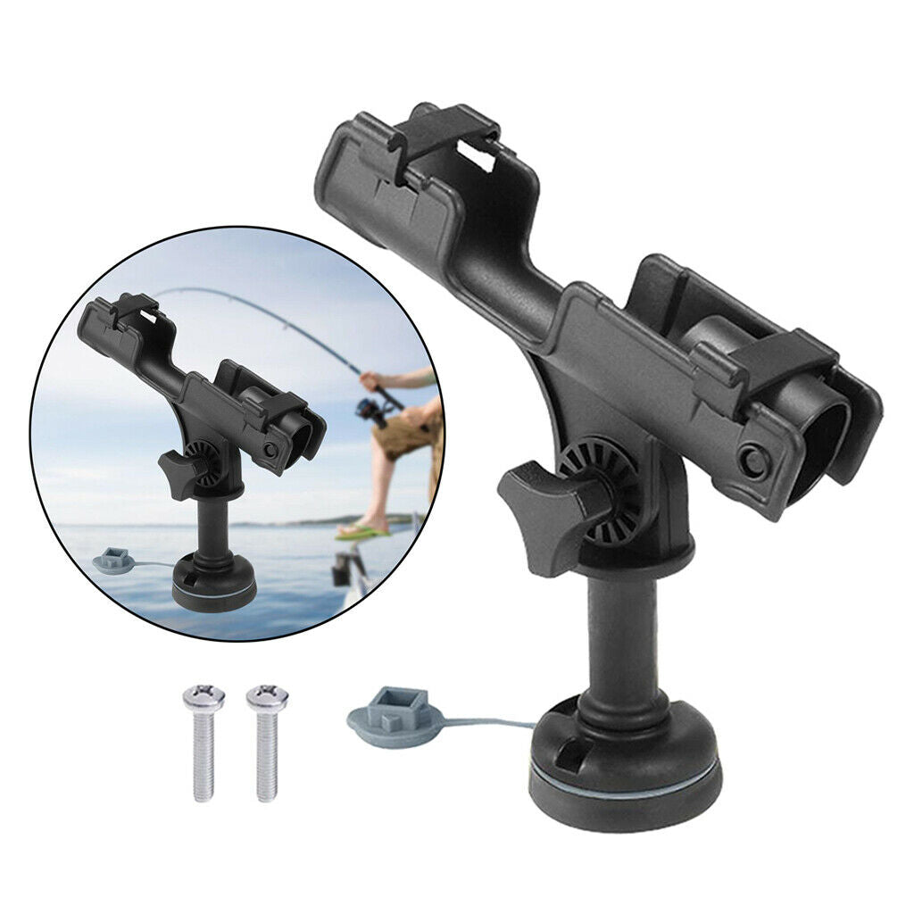 Kayak Adjustable Fishing Rod Bracket Boat Fishing Rod Holder 360 Degree Rotate