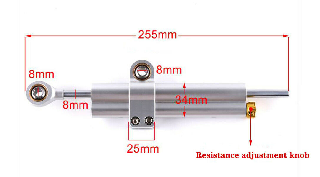 Double-Tube Shock Absorption New Motorcycle Damper.