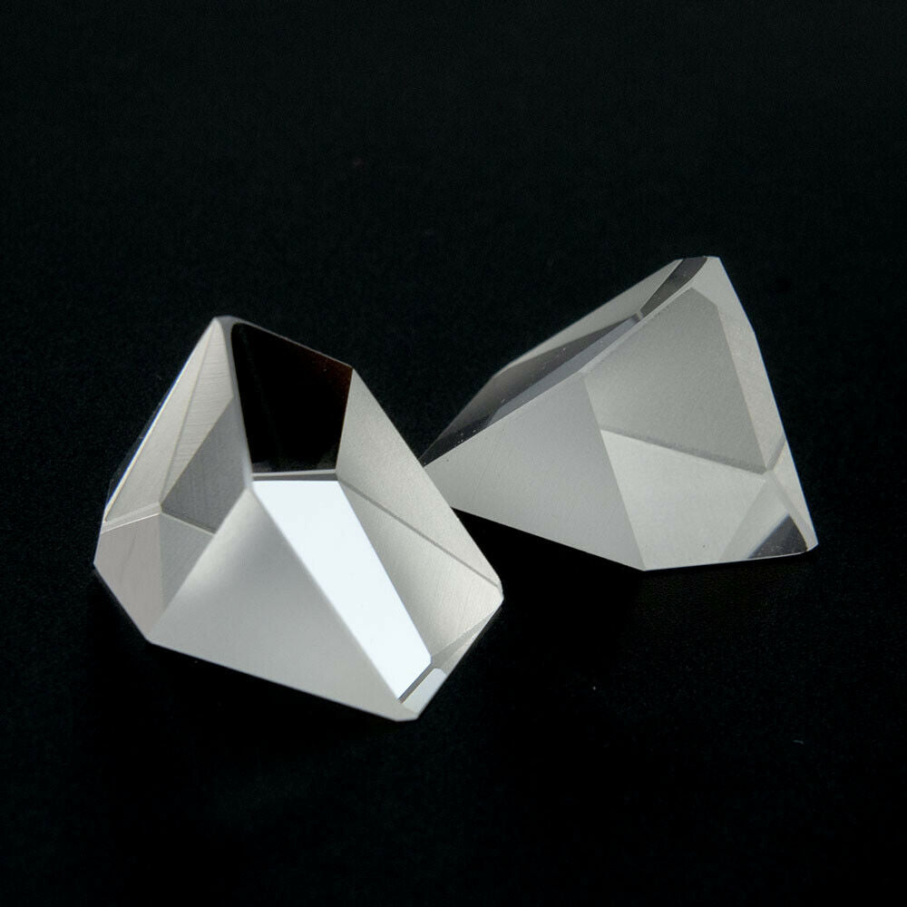 6pcs Defective Irregular Prism Optical Glass Prism for DIY Teaching Tool