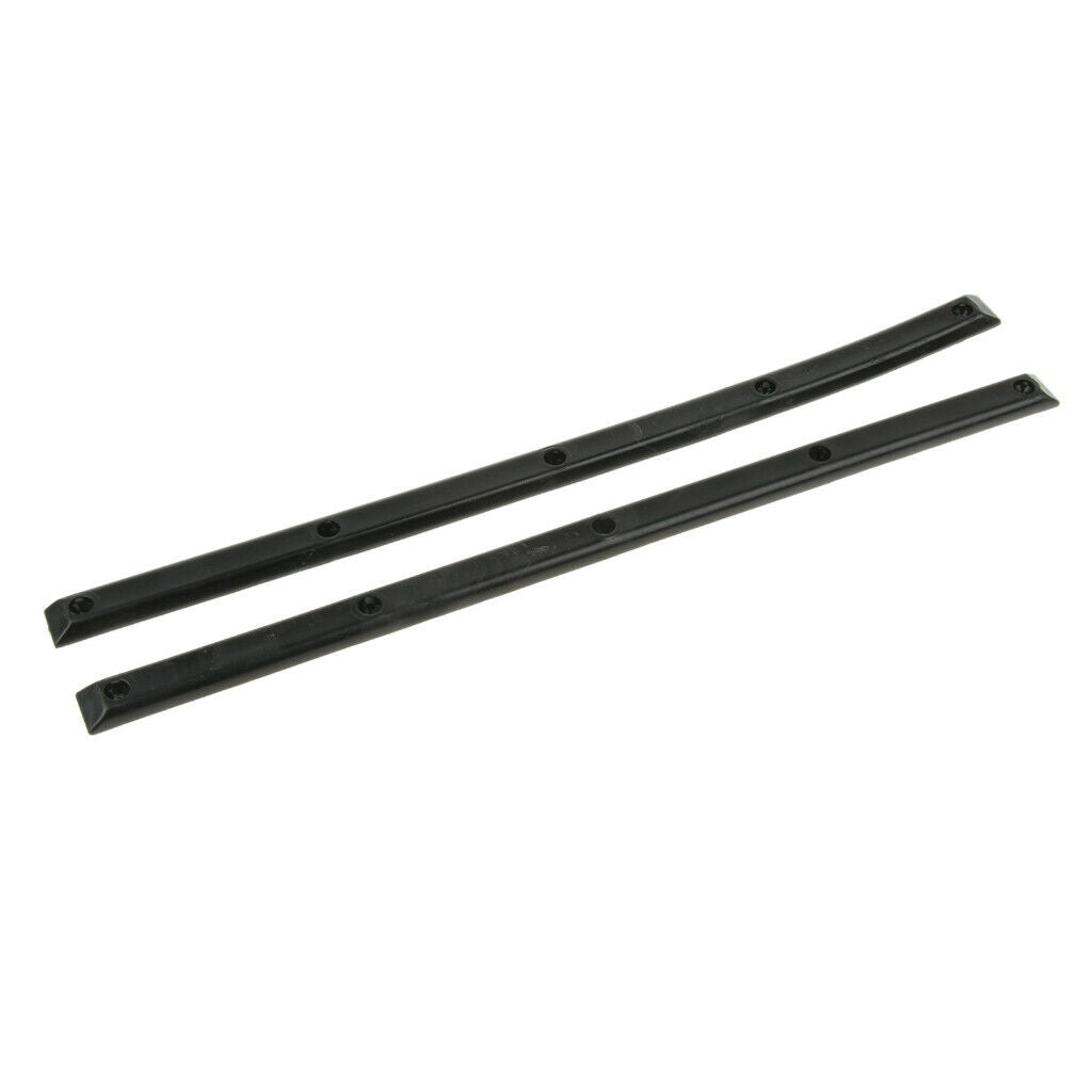 2X 1 Pair Longboard Skateboard Rails With Mounting Screws Outdoor Sports Part