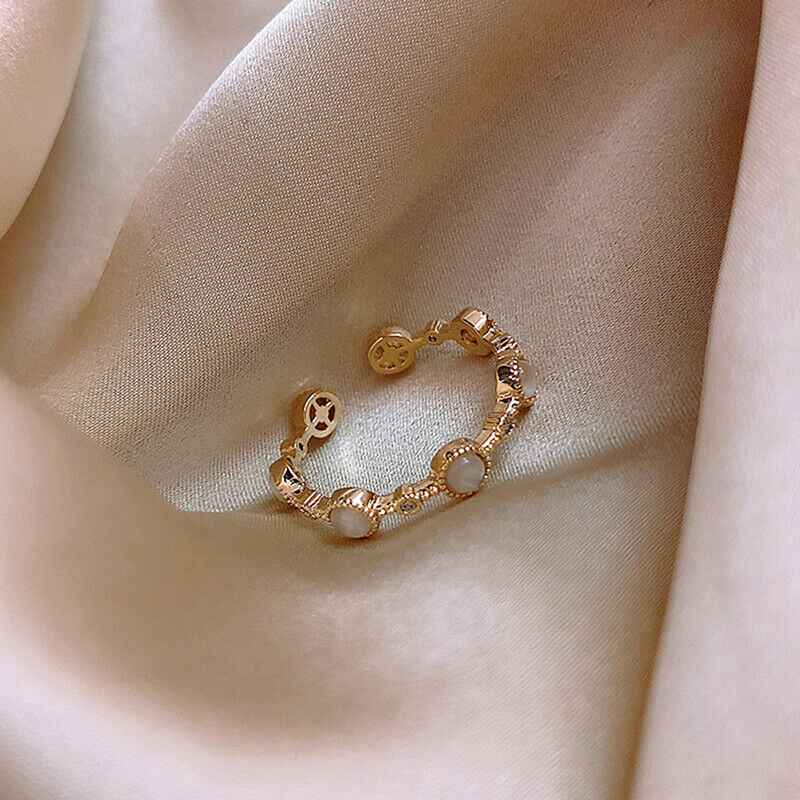 Classic Small Round Rings Luxury Jewelry Women Sexy Index Finger Opening .l8