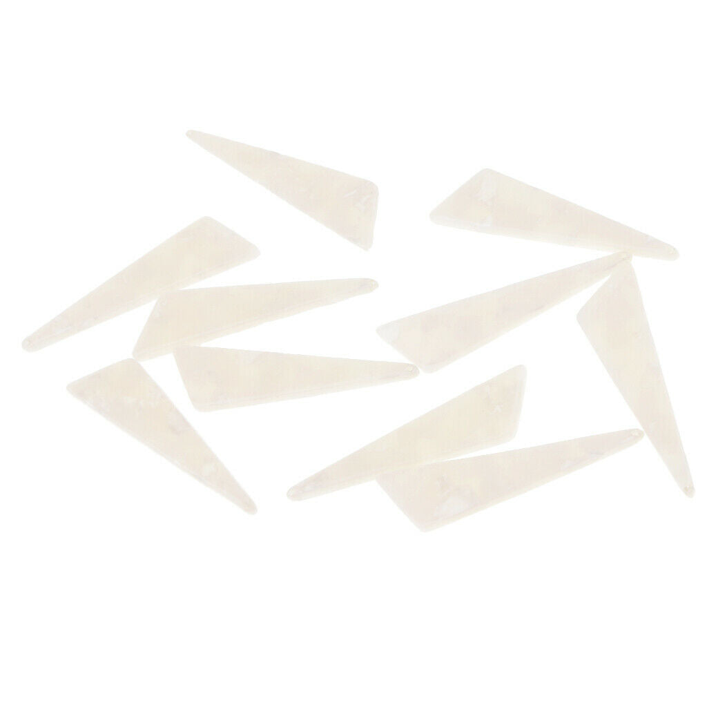 10Pcs Acrylic Pendant Charm for DIY Earring Jewelry Making Triangle