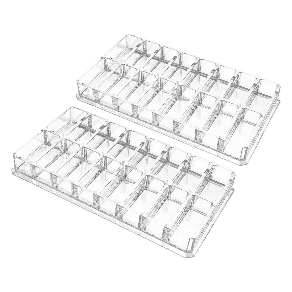 Lots 2 Compact Display Holder Organizer for Blush Highlighter Palette Pallet
