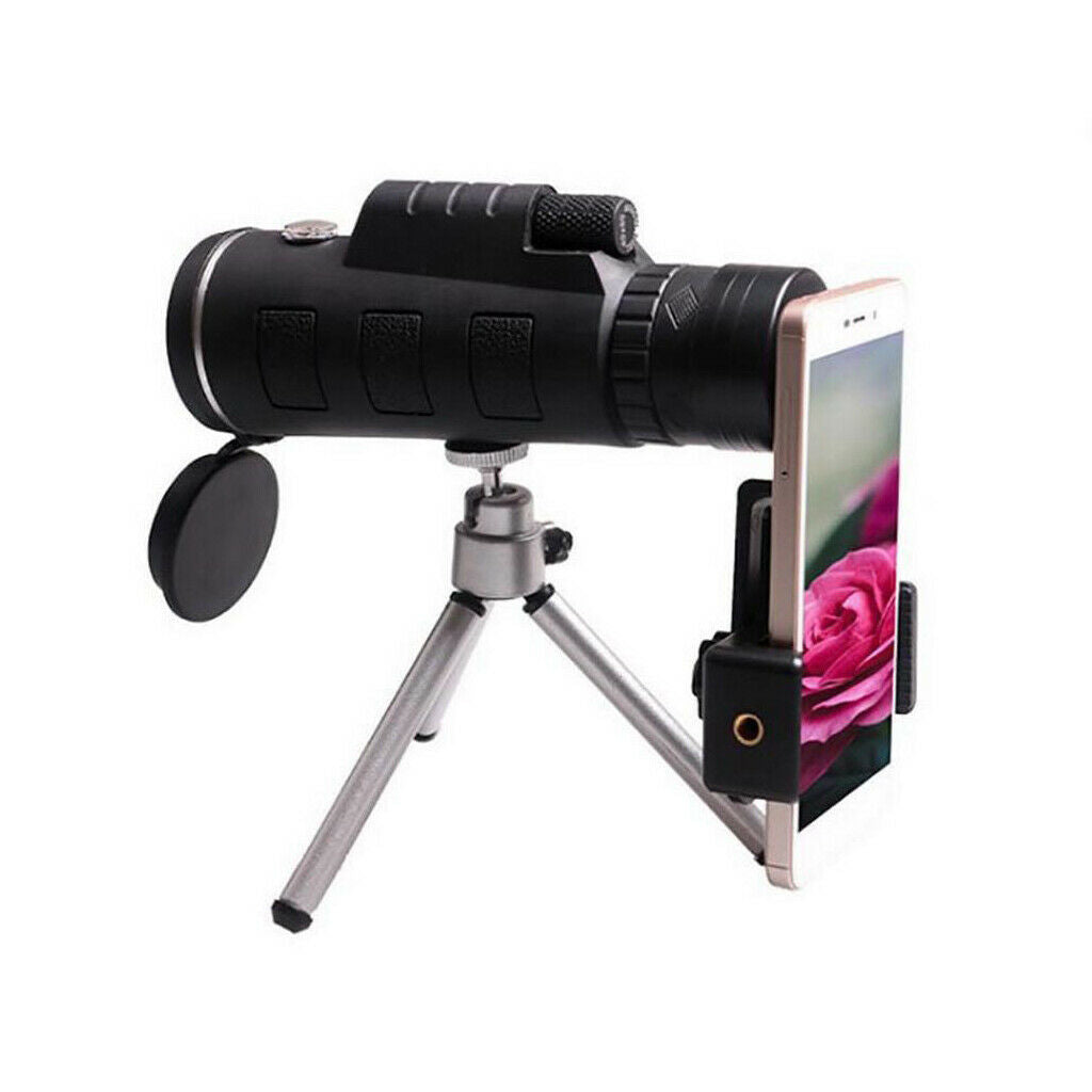 40X60 BAK4 FMC Zoom HD Optical Monocular Telescope for Outdoor Waterproof