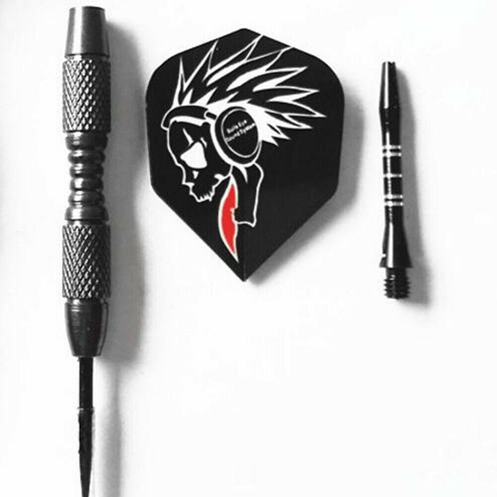 3pcs Professional Aluminum Black Steel Tip Soft Darts Set With Dart Flights 23g