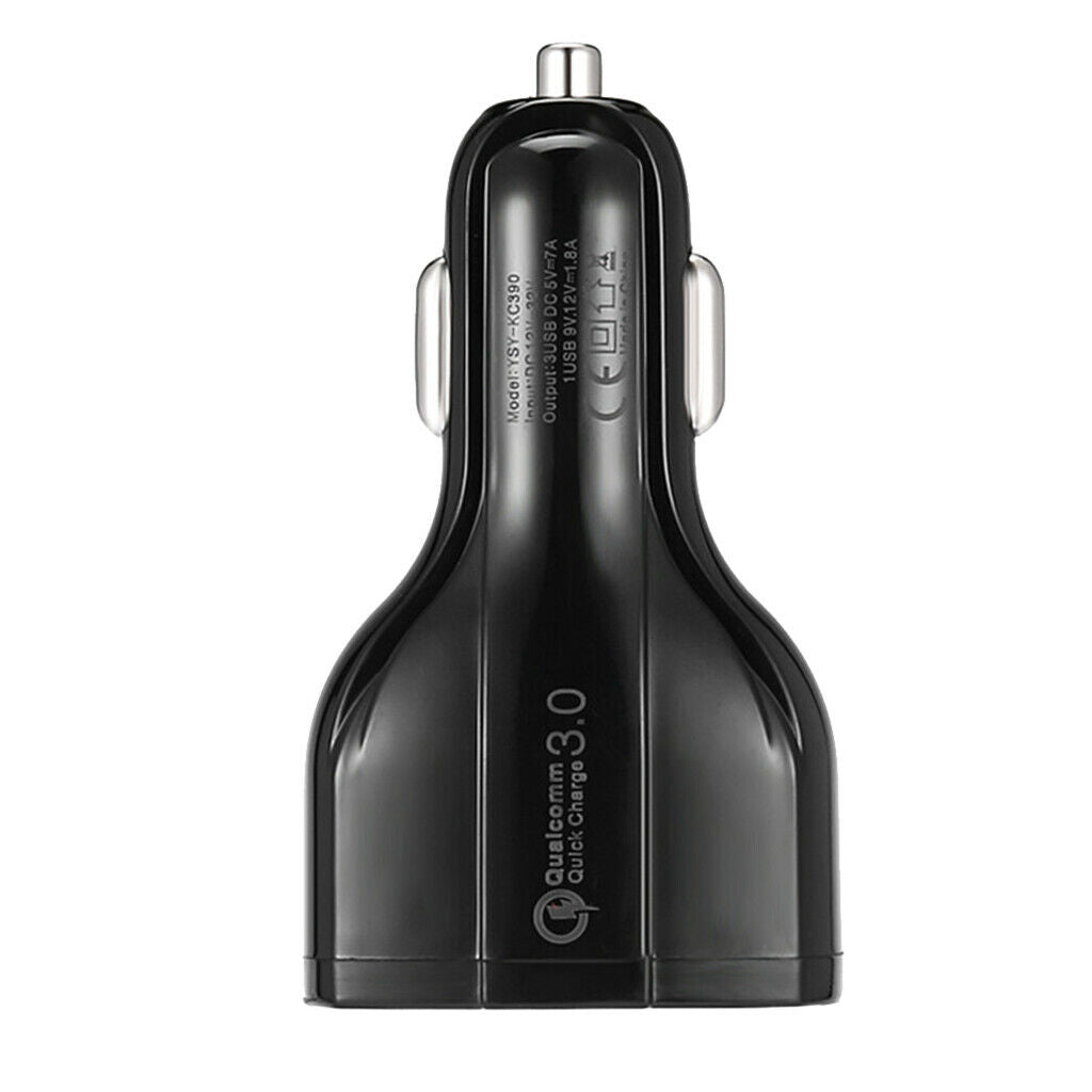 3.0 Car Fast Charger 3USB Car Charger Support Simultaneous Output