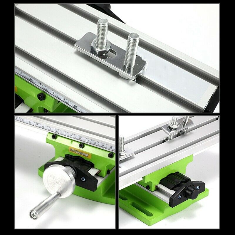 6300 Mini Precision Multifunction Milling Machine Bench Drill Vise Worktable XM2