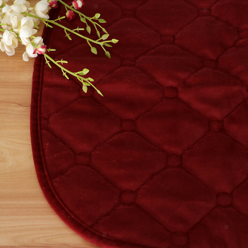 Cushion Winter Pad 24x20 Inch Home Chair Warm-Keeping Mat Red