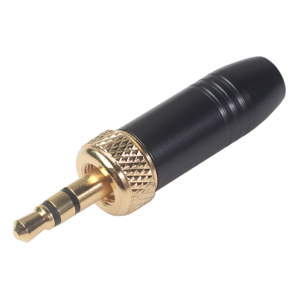 3.5mm Stereo Welded Male Plug for Collar-clip wireless microphone