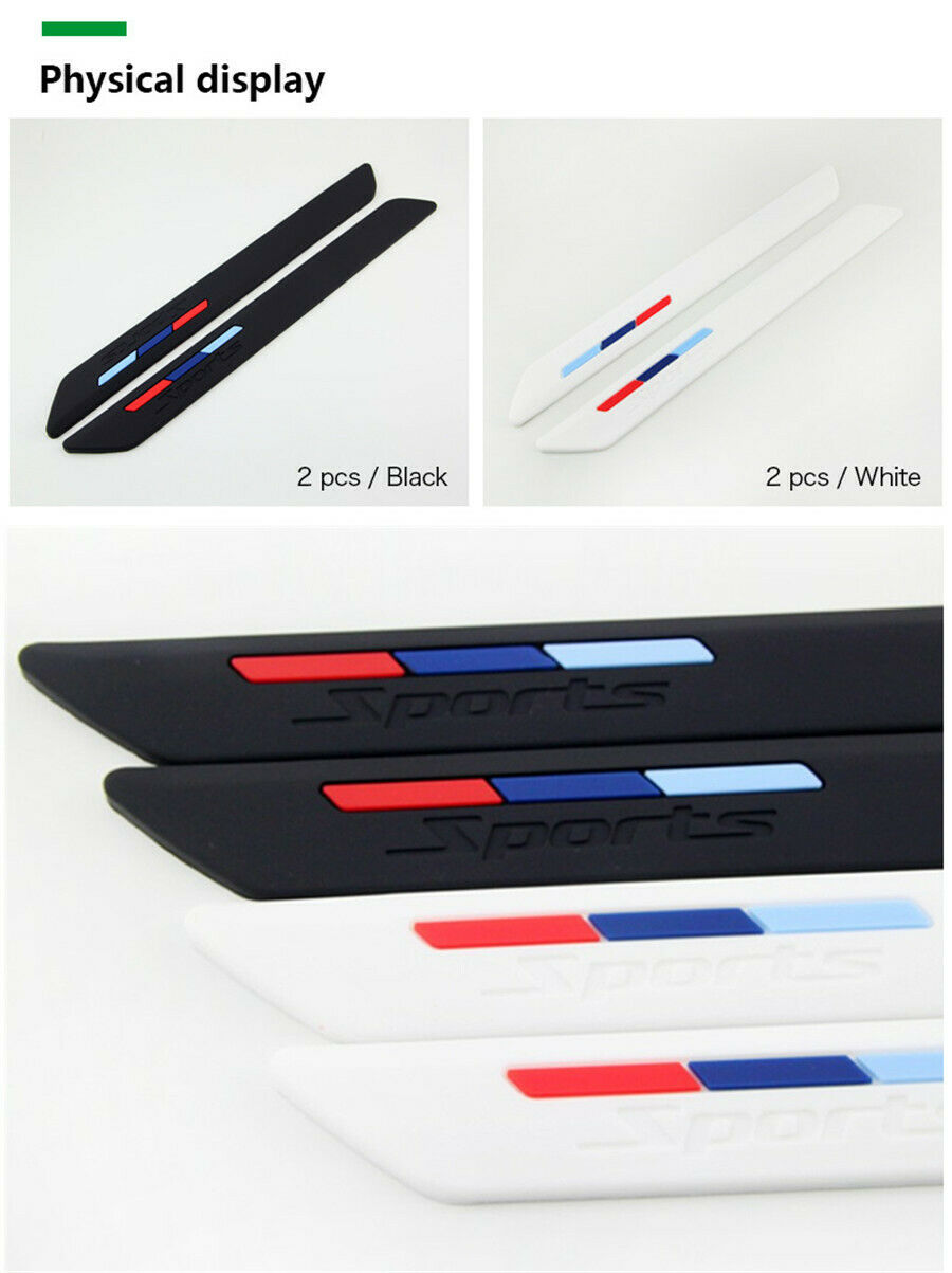 400mm Car Front Rear BUMPER LIP/SIDE SCRATCH PROTECTOR STRIP GUARD 2pcs