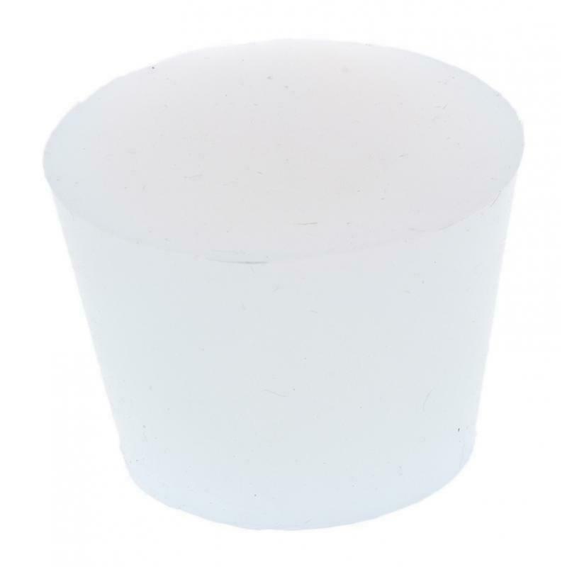 1pc Lab Glassware Tube Silicone Stopper Wine Corrosion Resistant 3.2-4.2cm
