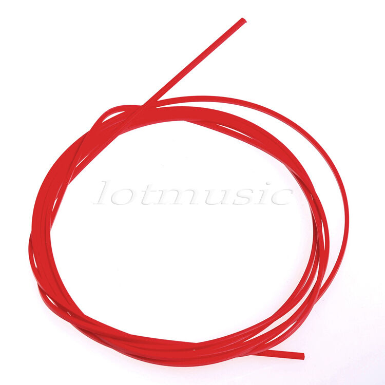 3 Pcs Red ABS Acoustic Classic Guitar Bindings Purfling Strips 1650 x 2 x 1.5mm