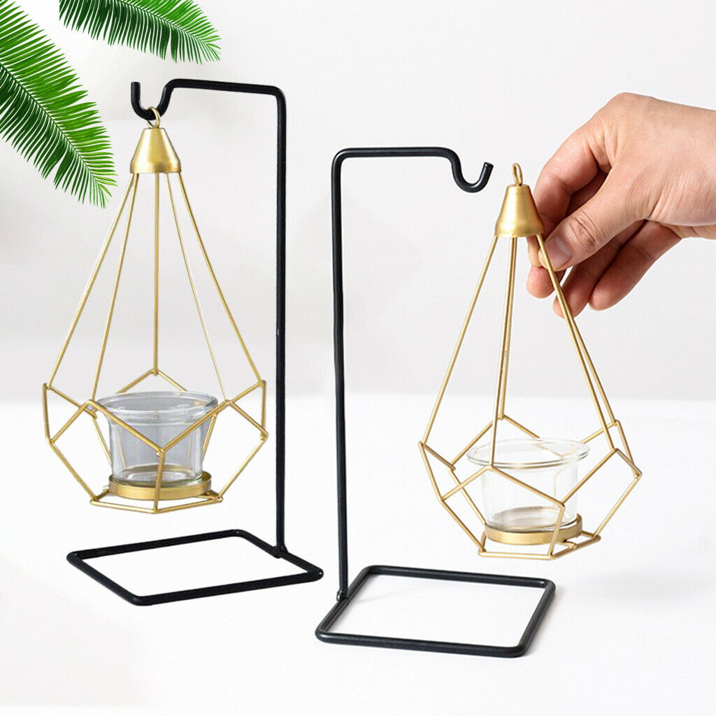 Geometric Hanging Tea Light Candle Holder Decor Table Decoration for Wedding