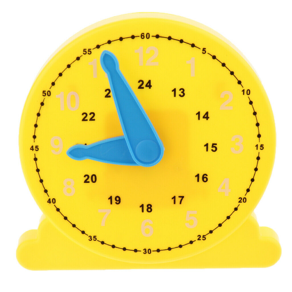 Educational Graduated Teaching Clock Demonstration Learning Time with Movable