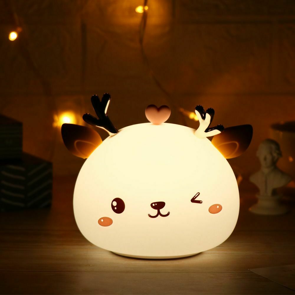Gift For Kids Children Baby LED Light Bedroom Lamp Night Light Table Lamp