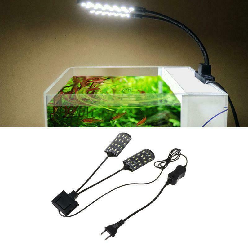 10W Fish Tank Lamps EU Plug Aquarium Plant Lights High Brightness Energy Saving