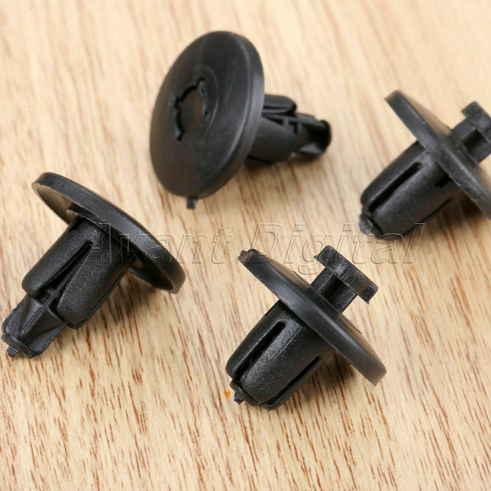50Pcs Car Rivets 8mm Panel Triming Interior Fasteners Plastic Clips Wholesale