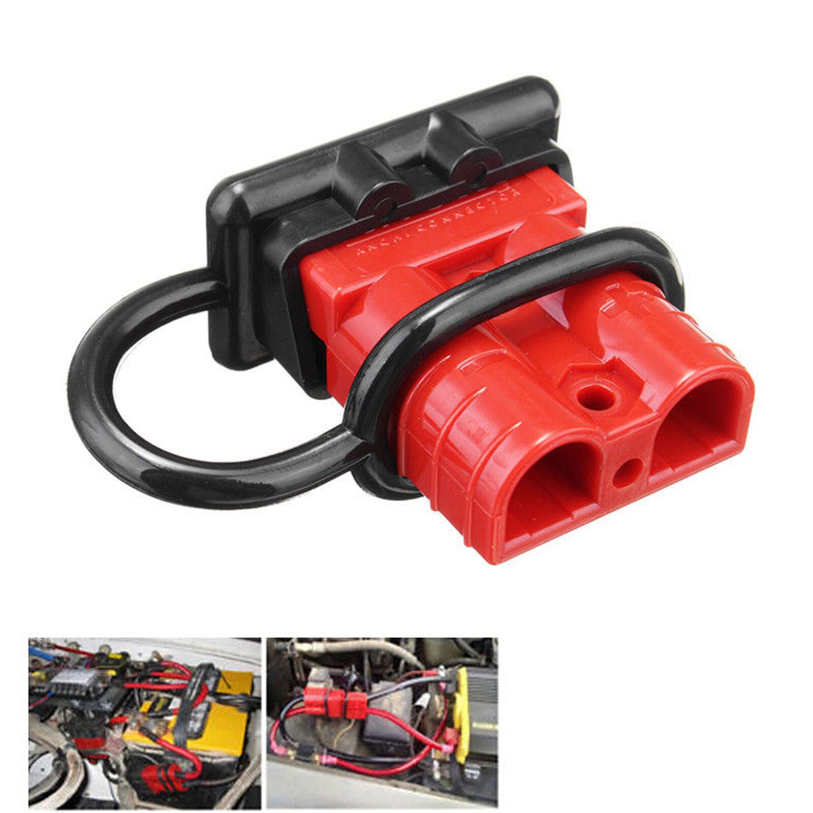 4pcs 50A Car COPPER LUG BATTERY CABLE CONNECTOR Quick Disconnect Winch Plug Set