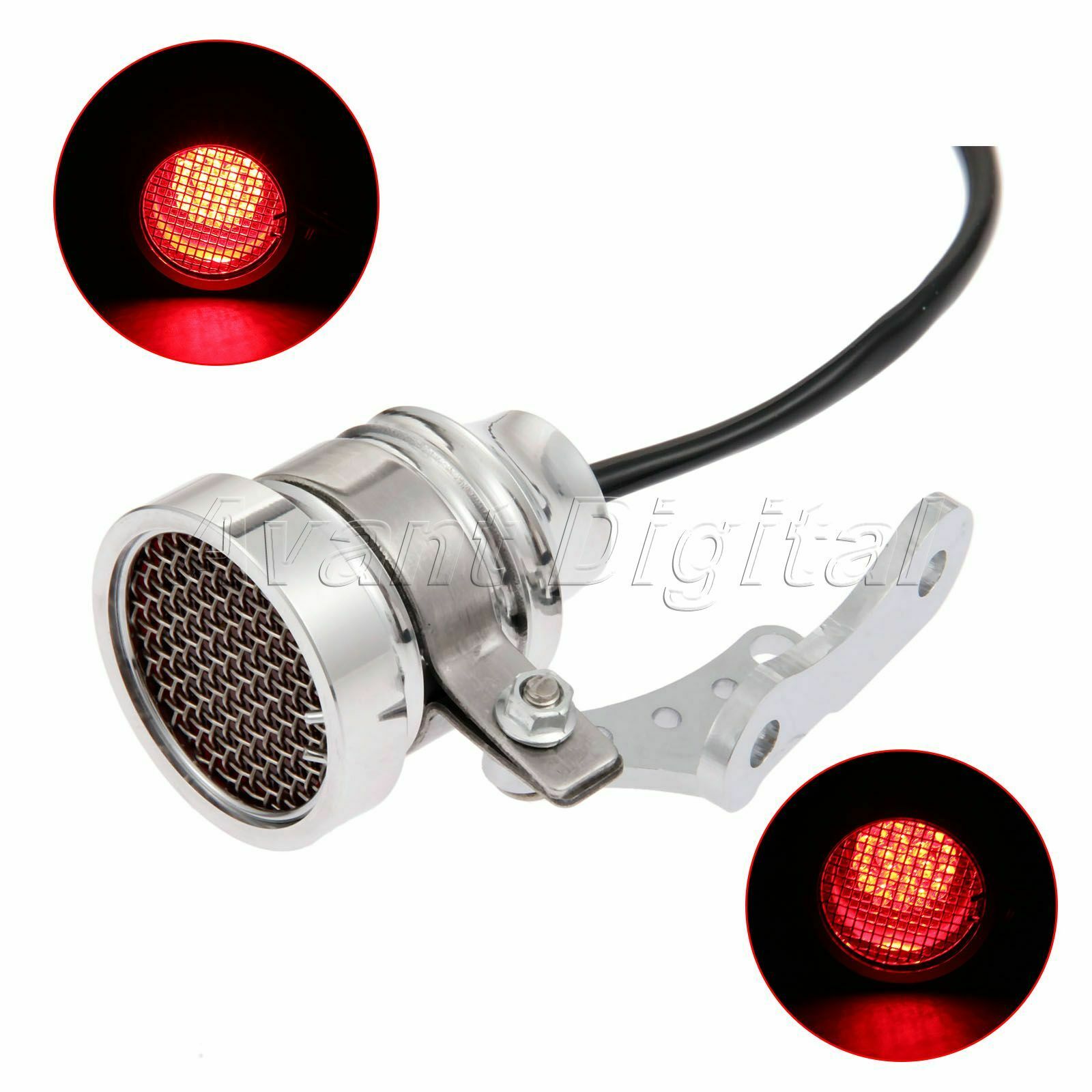 Motorcycle LED Integrated Custom Cafe Racer Tail Light Chopper Bobber Universal