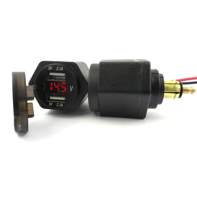 Motorcycle Socket Dual USB Adapter For BMW F800GS F650GS F700GS R1200GS R1200RT