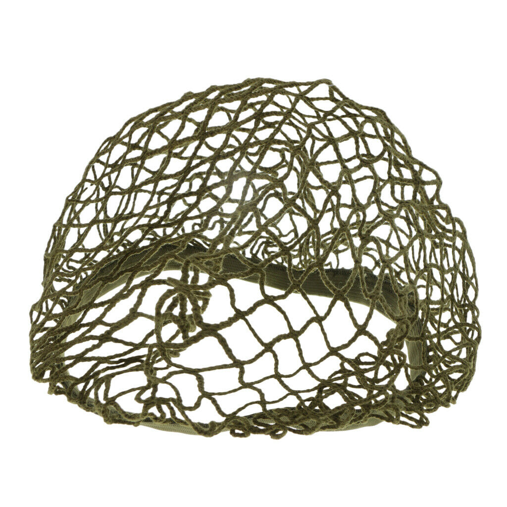 Helmet Net Cover, Camouflage Helmet Net, For M1, M35, M88, MK1, MK2, GK80, Green