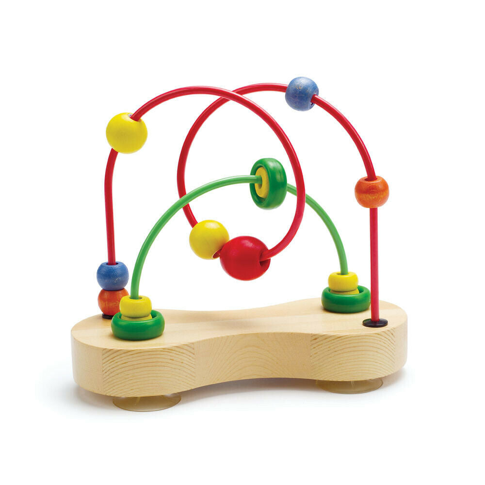 E1801 HAPE Double Bubble Bead Maze Puzzle [Totally Amazing] Baby Toddler Age 6M+