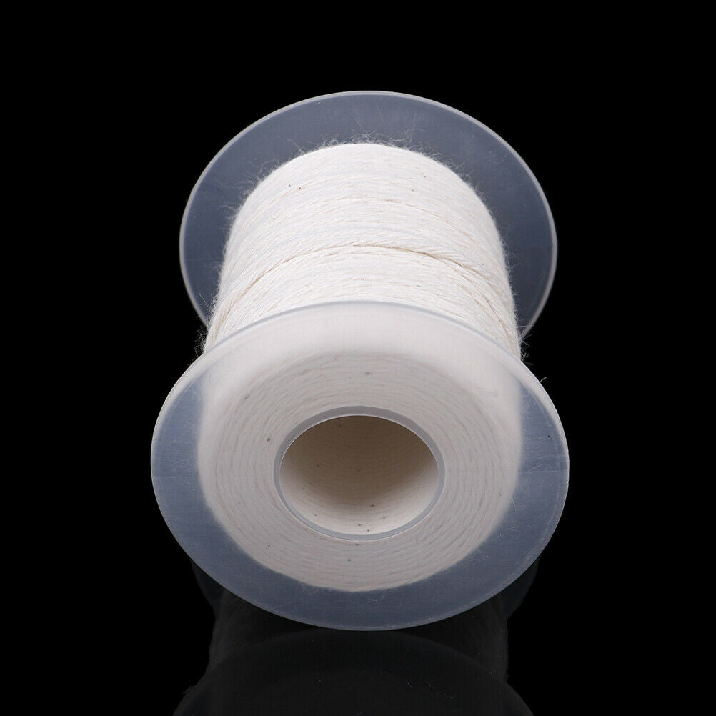 61m Cotton Braid Candle Wick Core Spool Non-smoke DIY Oil Lamps Supplies F_WF