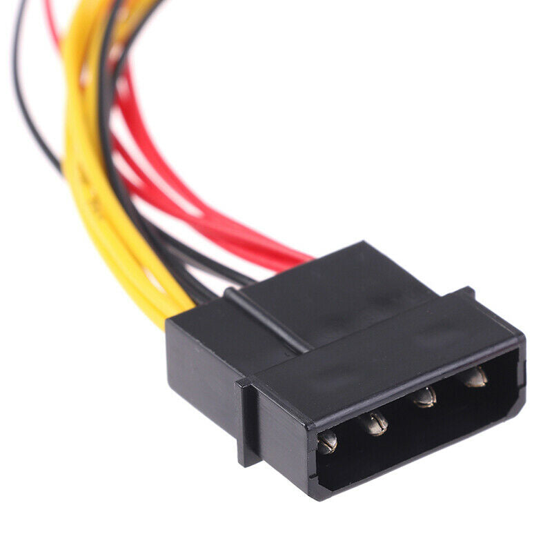 4Pin Molex to 3Pin Fan Power Cable Adapter Connector 12V 7V 5V Cooling Fa.l8