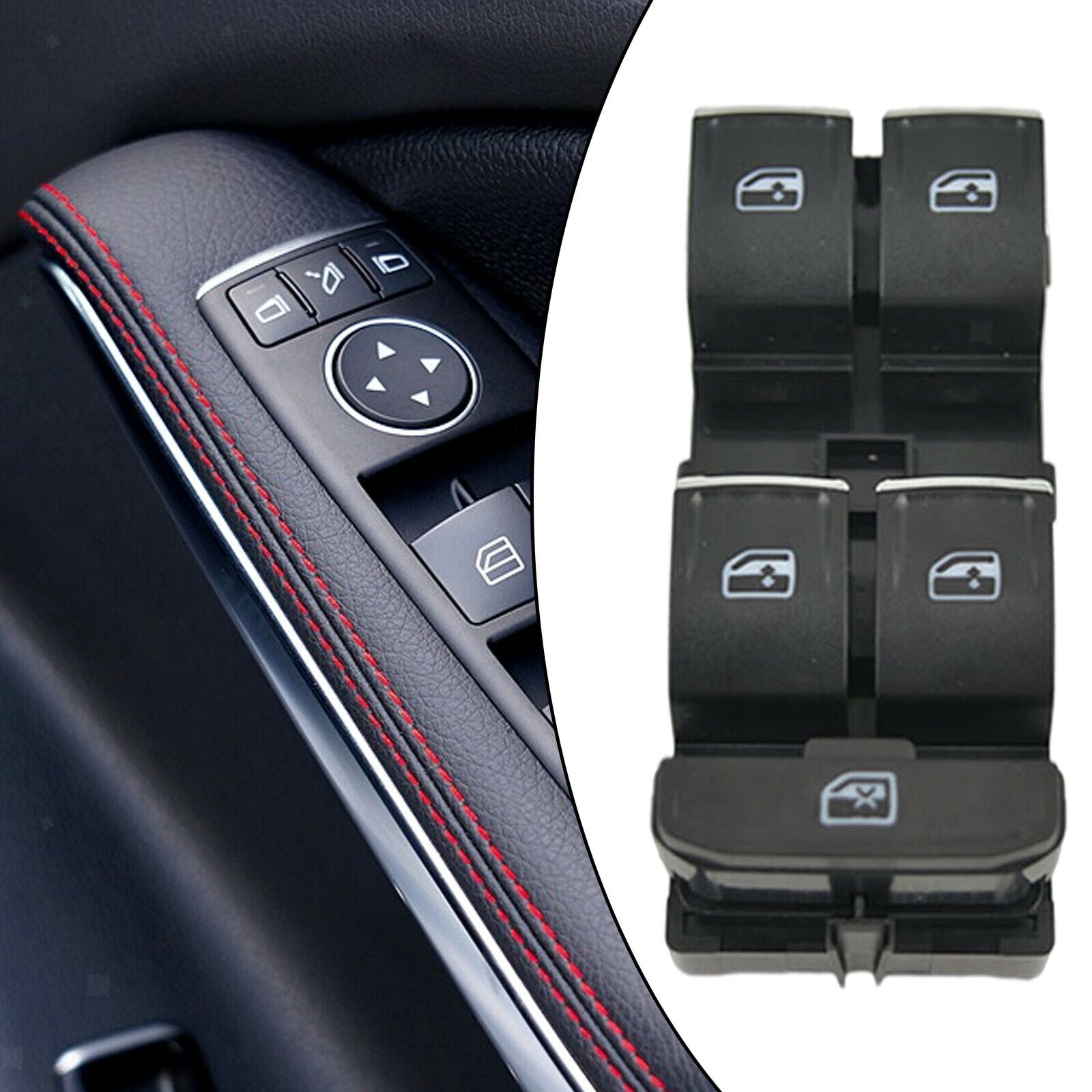 Window Master Control Switch Fit for VW Passat B8 Touran Variant 2014-2018