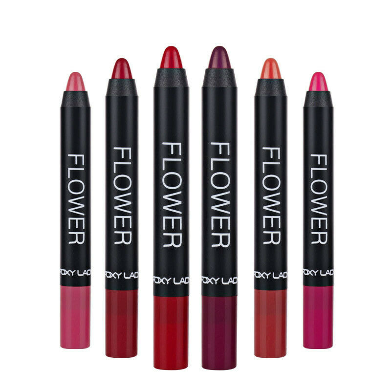 Waterproof Long Lasting Matte Soft Lipstick Pencil Makeup Cosmetic Moisturizing