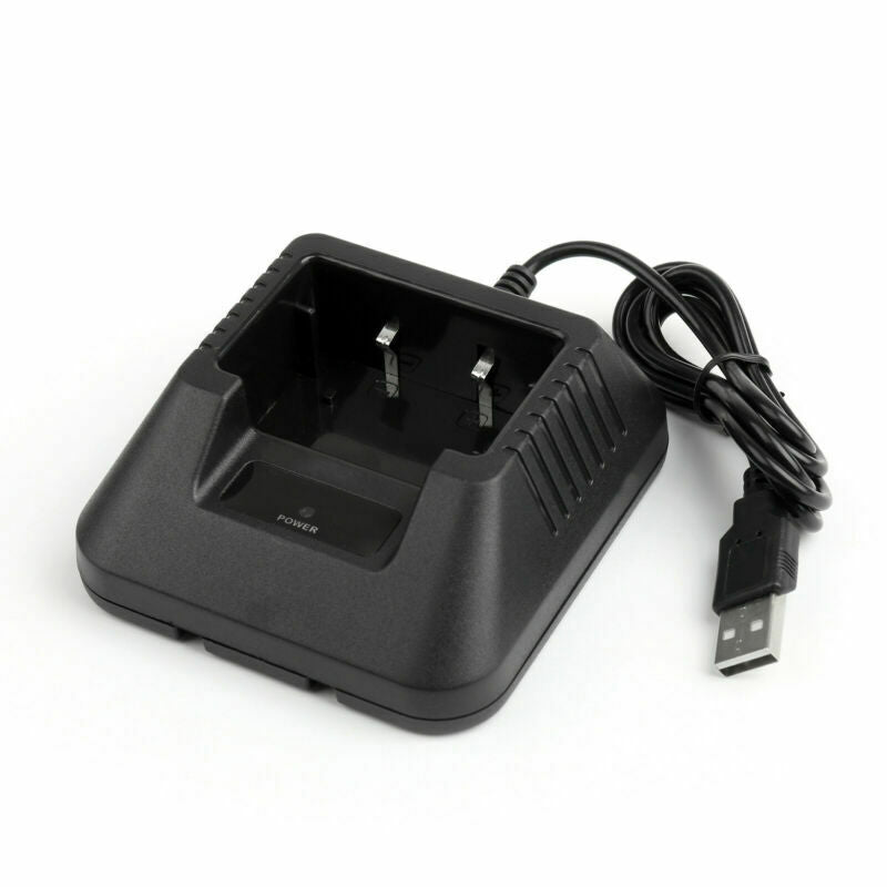 4XUSB Car Radio Battery Charger For BAOFENG BF-UV5R UV5RA UV5RB Two Way Radio