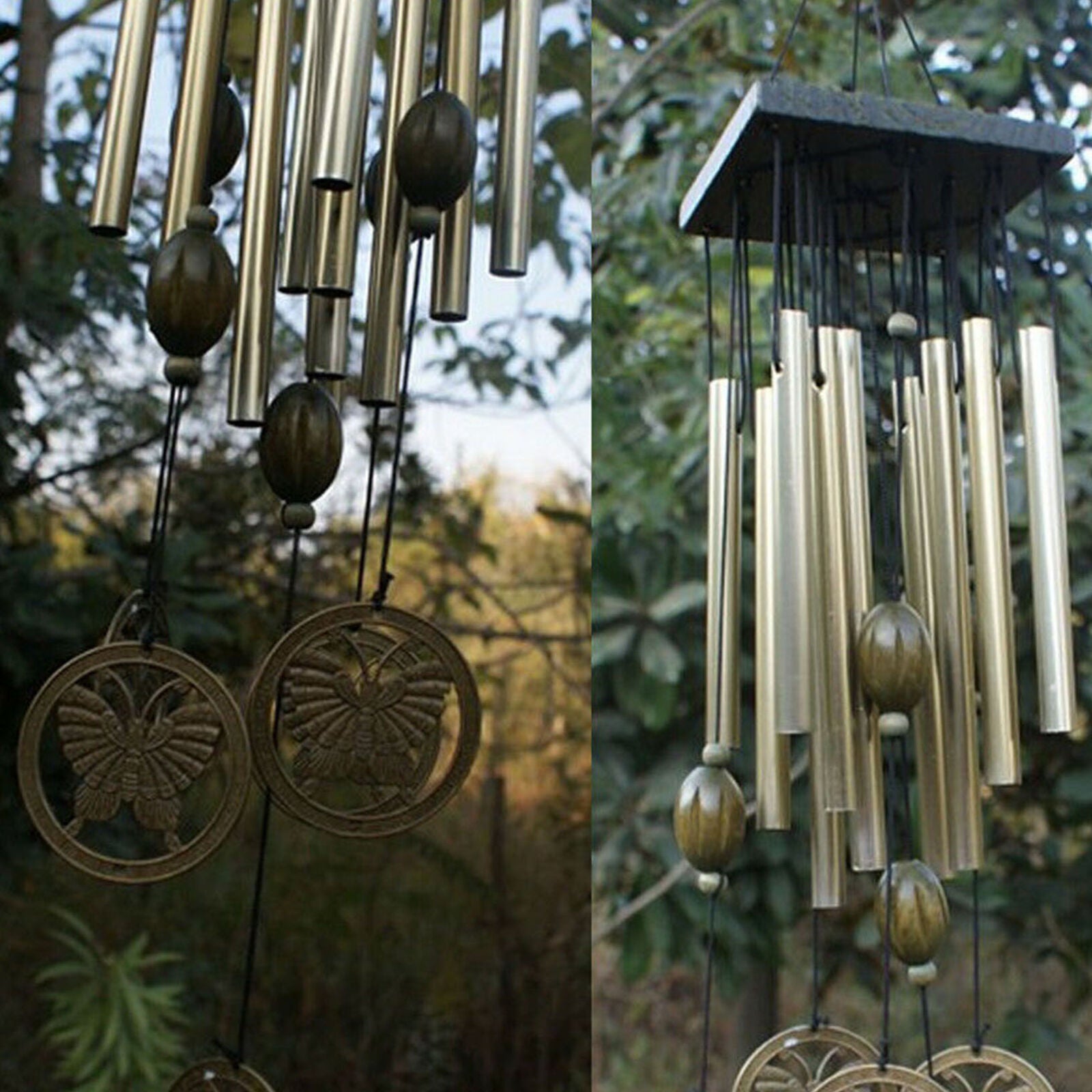 Large Wind Chimes Bells Copper Tubes Outdoor Yard Garden Home Decor Ornament