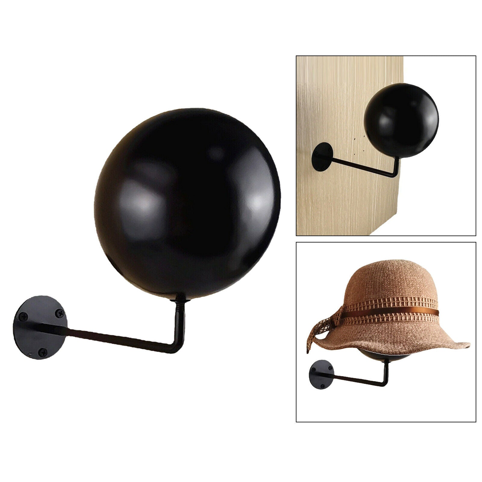 Bike Helmet Holder Jacket Bags Hook Rack Hanger Showing Multi-functional