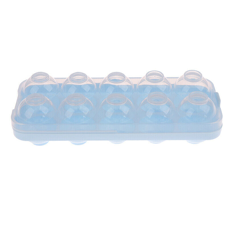 10 Eggs Holder Food Storage Plastic Egg Box Refrigerator Egg Case Egg Contai FT