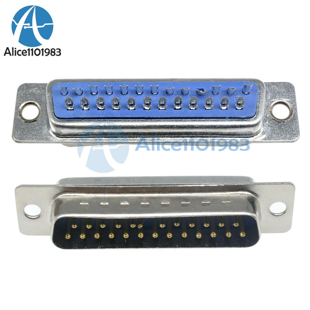 25 Pin D-SUB Male DB25 DB25M Solder Type Connector DB25