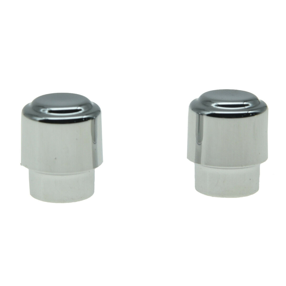 2*Plastic USA/Import Spec Guitar 3Way Pickup Switch Tip Barrel Switch Cap Chrome