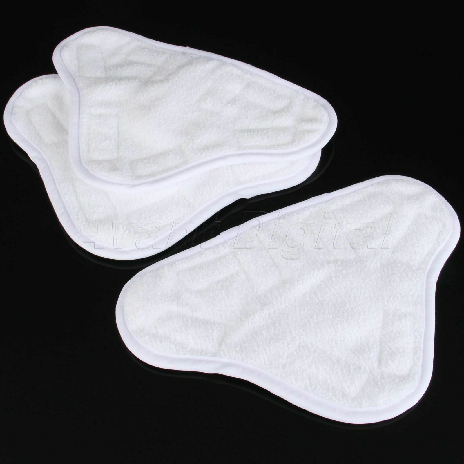 3Pcs Microfiber Steam Mop Cloth Head Pad Towels Washable H20 H2O X5 Replacement