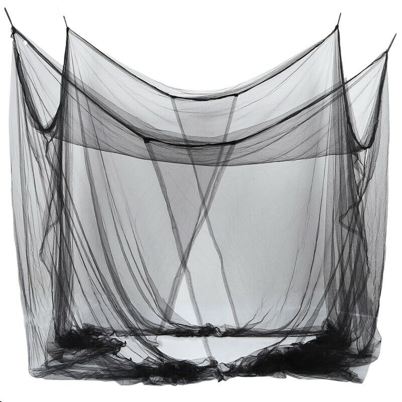 4-Corner Bed Netting Canopy Mosquito Net for Queen/King Sized Bed 190*210*240cS7