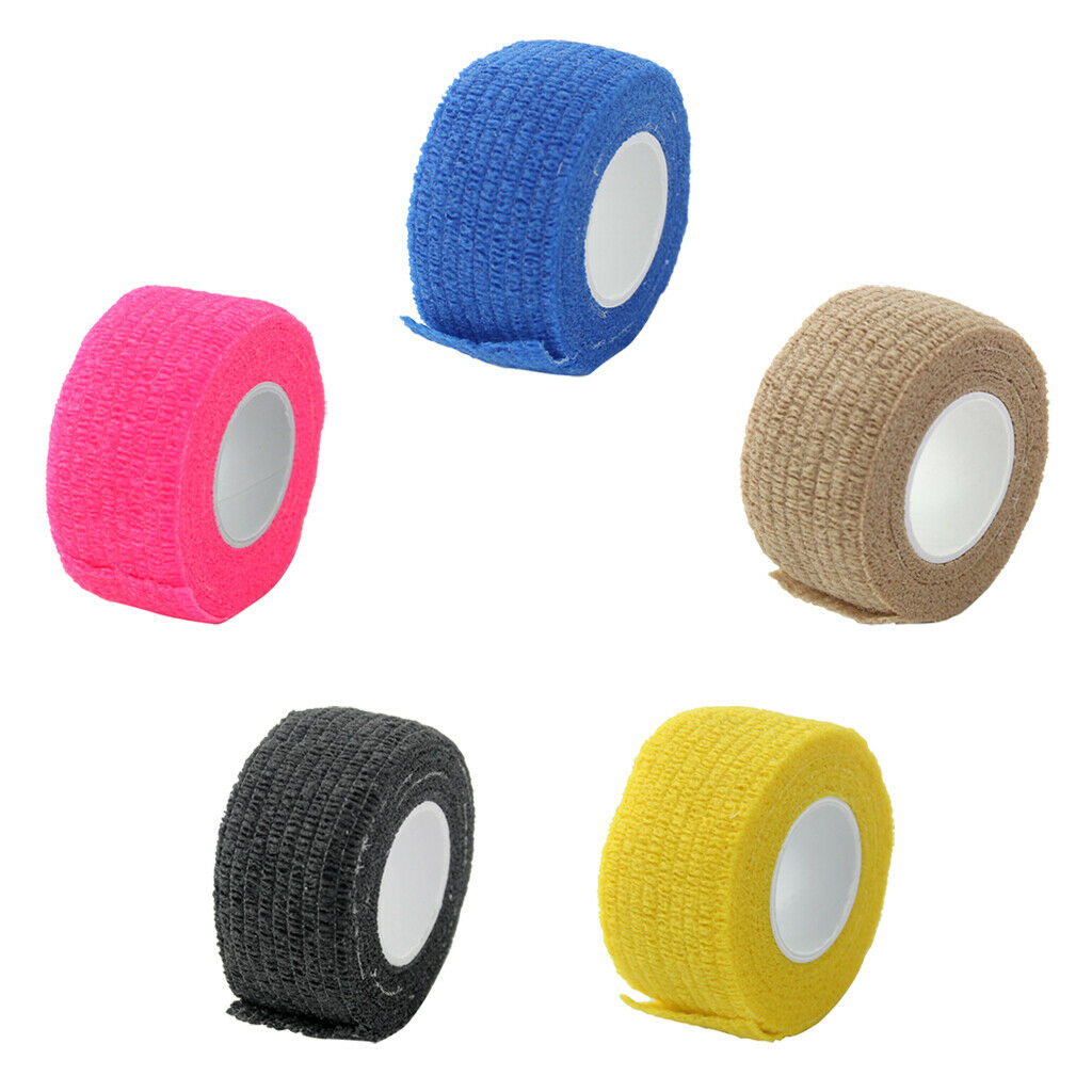 5x 1â€ x 5 Yards Cohesive Bandage Wrap Self Adherent for Pets Sports Injury