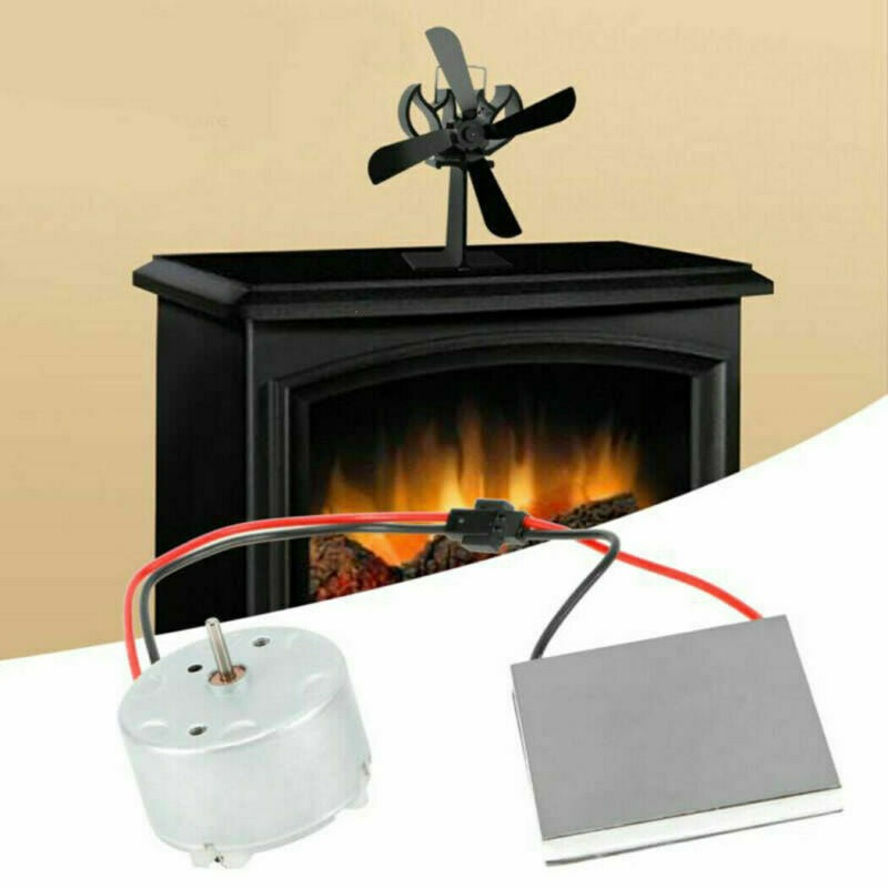 Electric Fan Motor W/ Heating Generator Sheet Accessories For Fireplace Stove_US