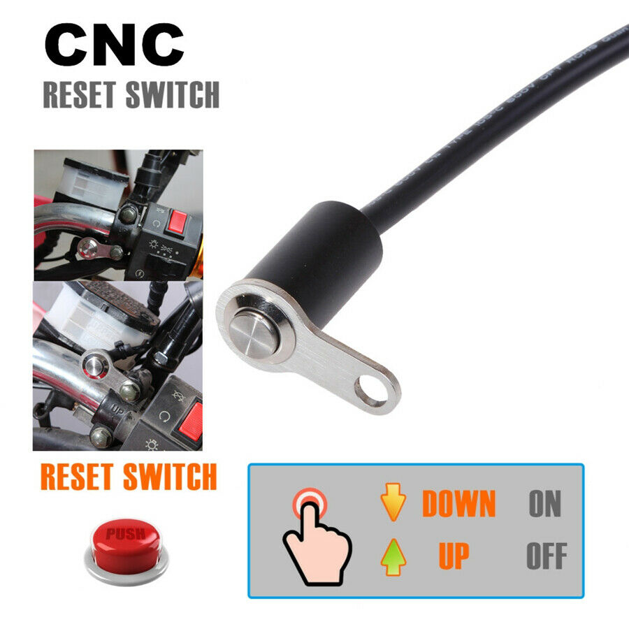 1 Pc Weatherproof One Button Self-return Reset AS Horn, Engine Power Kill Switch